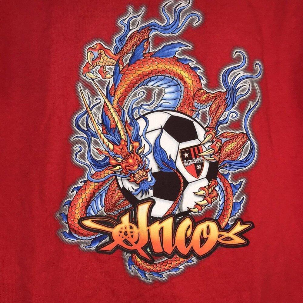 MLS Metro Stars Dragon Graphic Streetwear Unisex T-Shirt